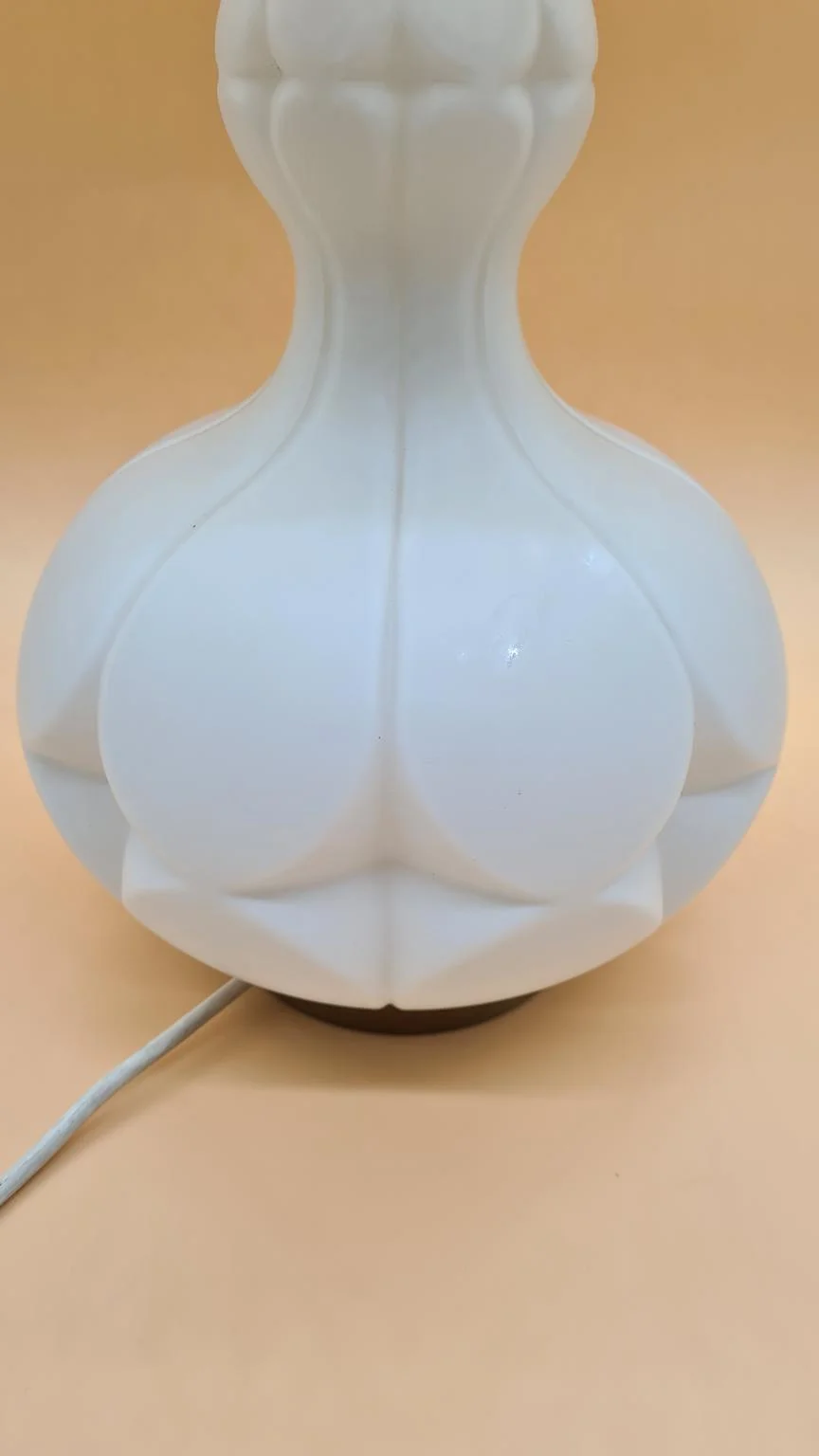 Glass table lamp by Peill & Putzler, 1960s