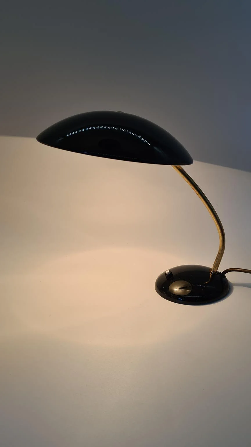 Model 6781 lamp designed by Christian Dell for Kaiser Idell, Germany, 1950s