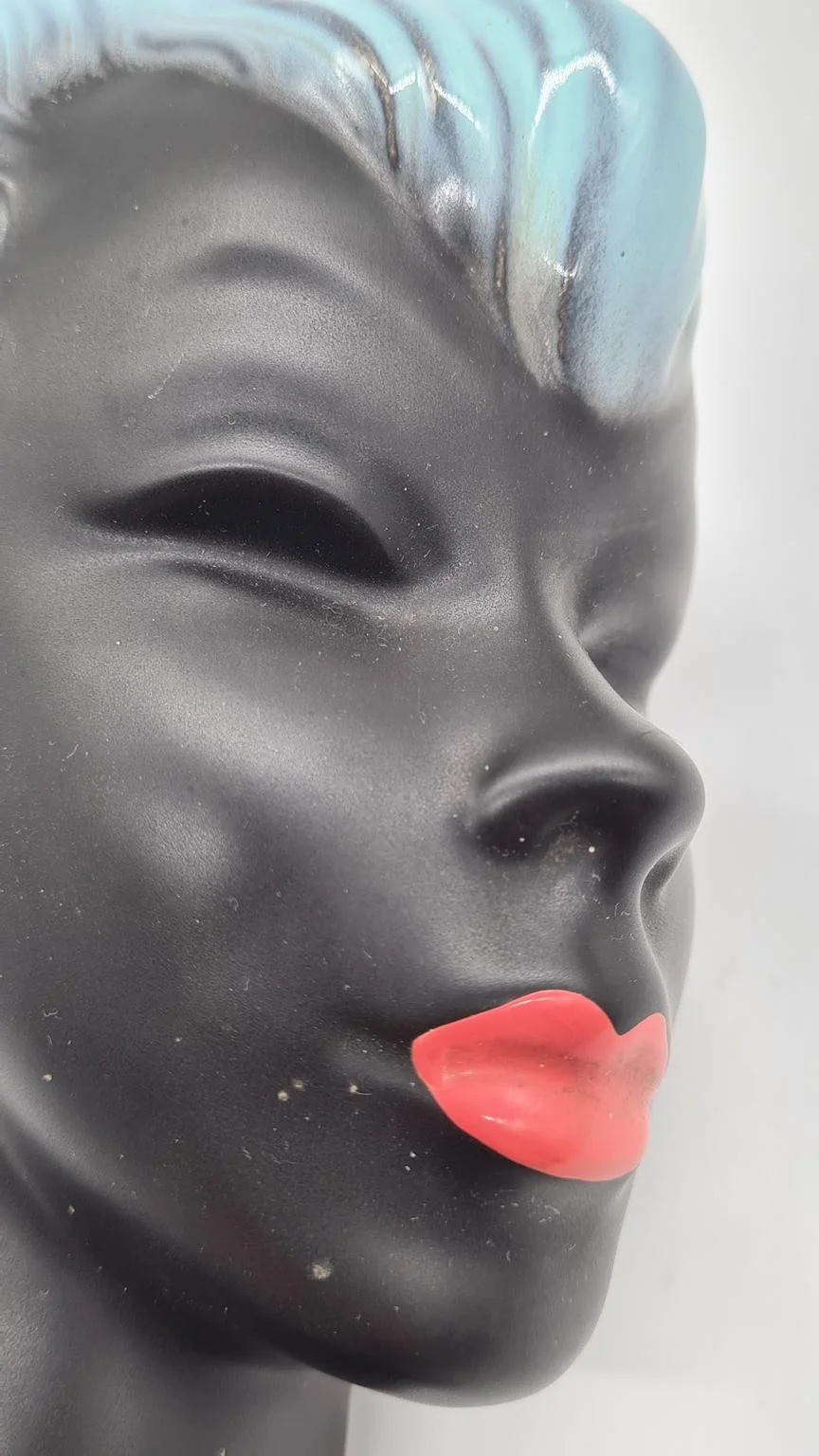 Ceramic wall mask designed by Albert Strunz, Germany, 1960s