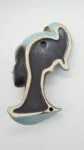 Ceramic wall mask designed by Albert Strunz, Germany, 1960s