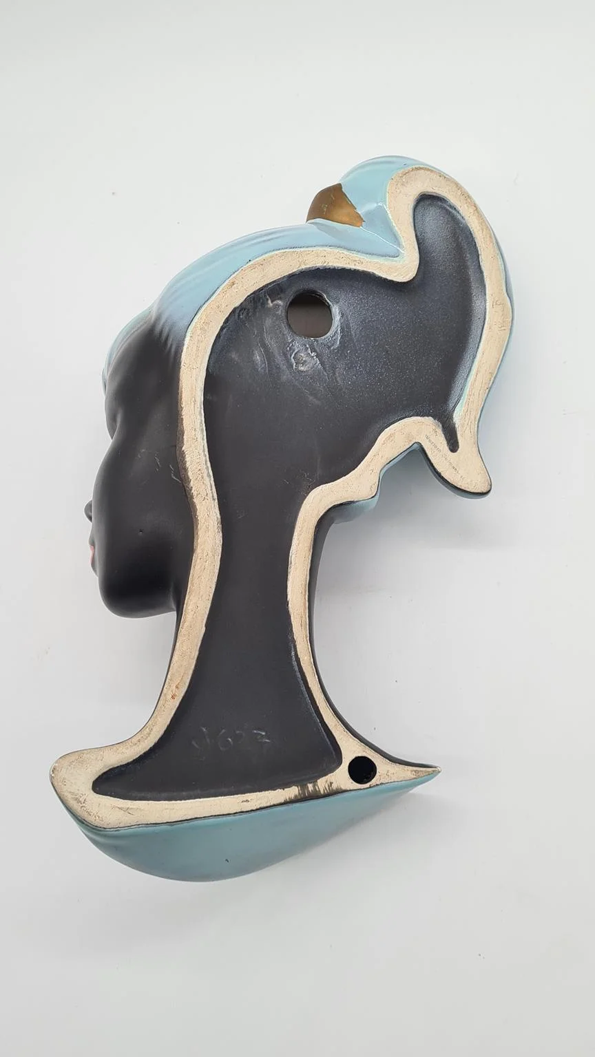 Ceramic wall mask designed by Albert Strunz, Germany, 1960s