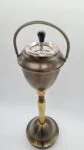 Decorative ashtray on an onyx base, 1950s/60s