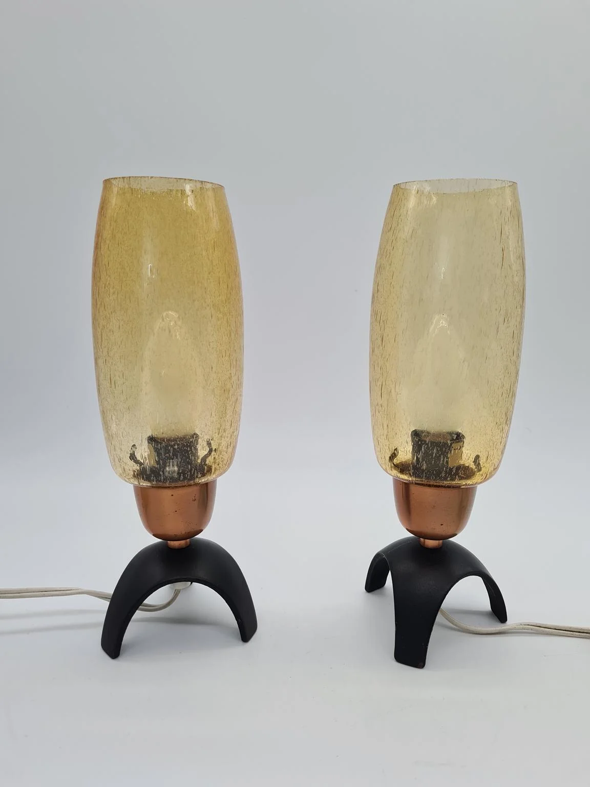Pair of table lamps, Germany, 1950s/60s