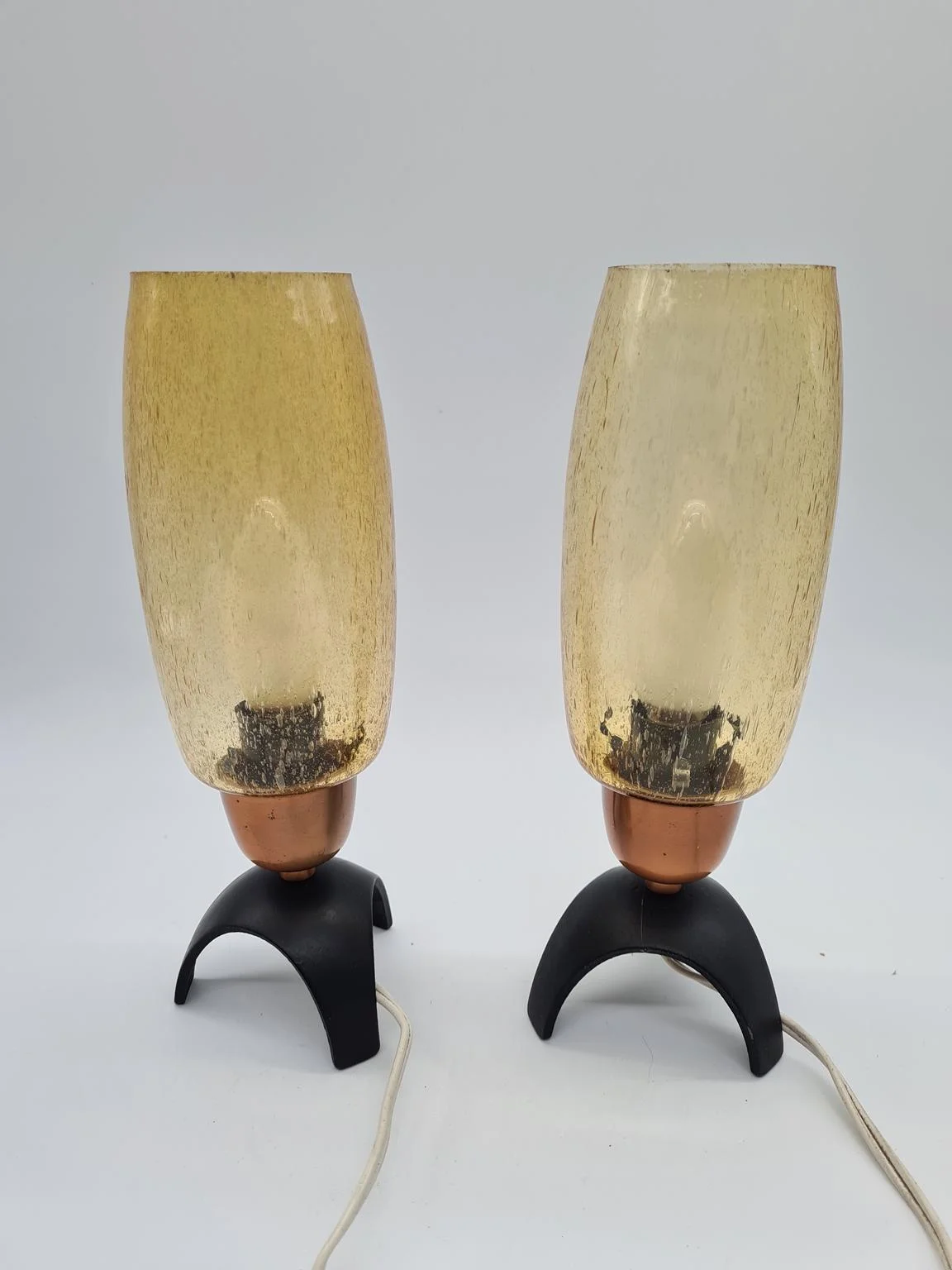 Pair of table lamps, Germany, 1950s/60s