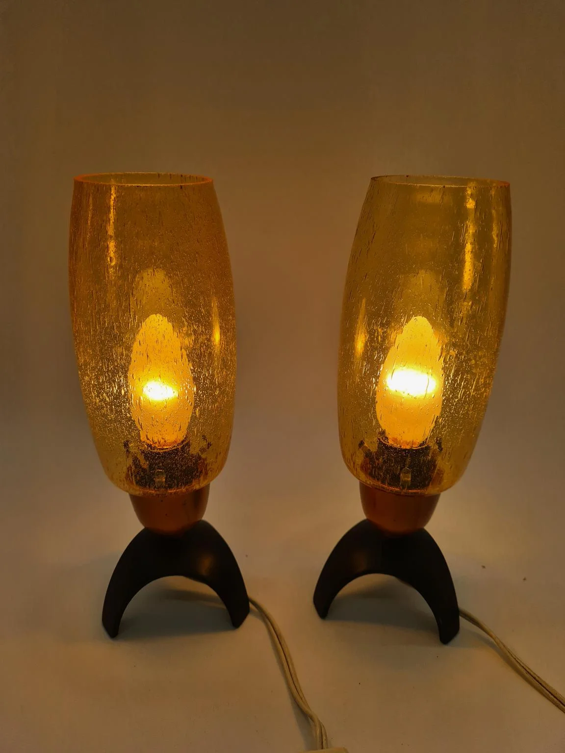 Pair of table lamps, Germany, 1950s/60s