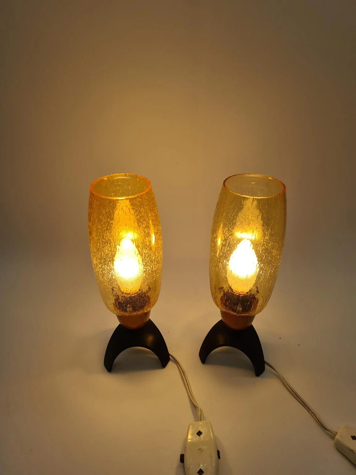 Pair of table lamps, Germany, 1950s/60s