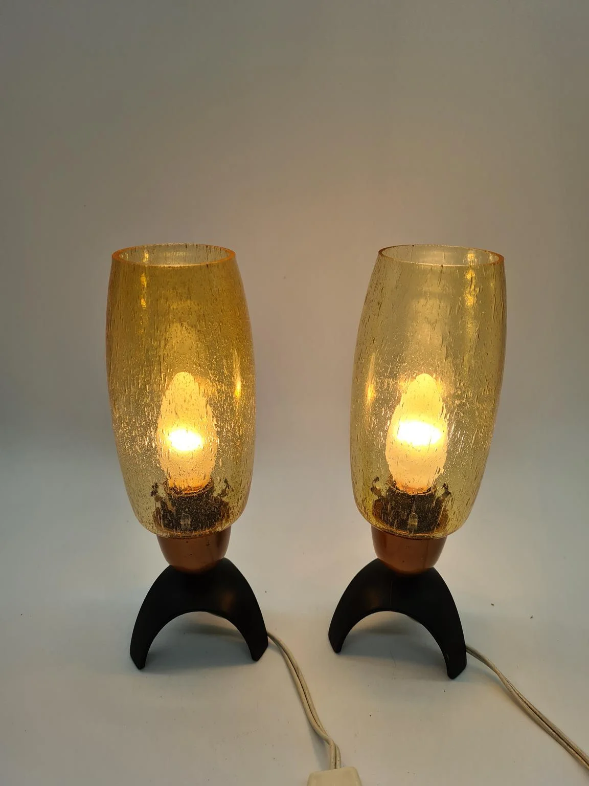Pair of table lamps, Germany, 1950s/60s