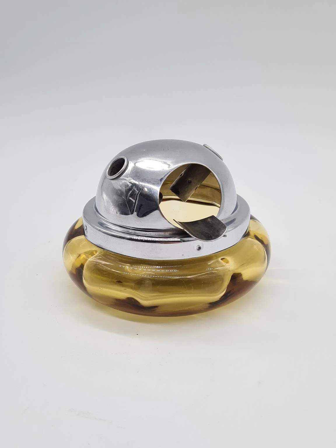 Glass Space Age ashtray, 1970s