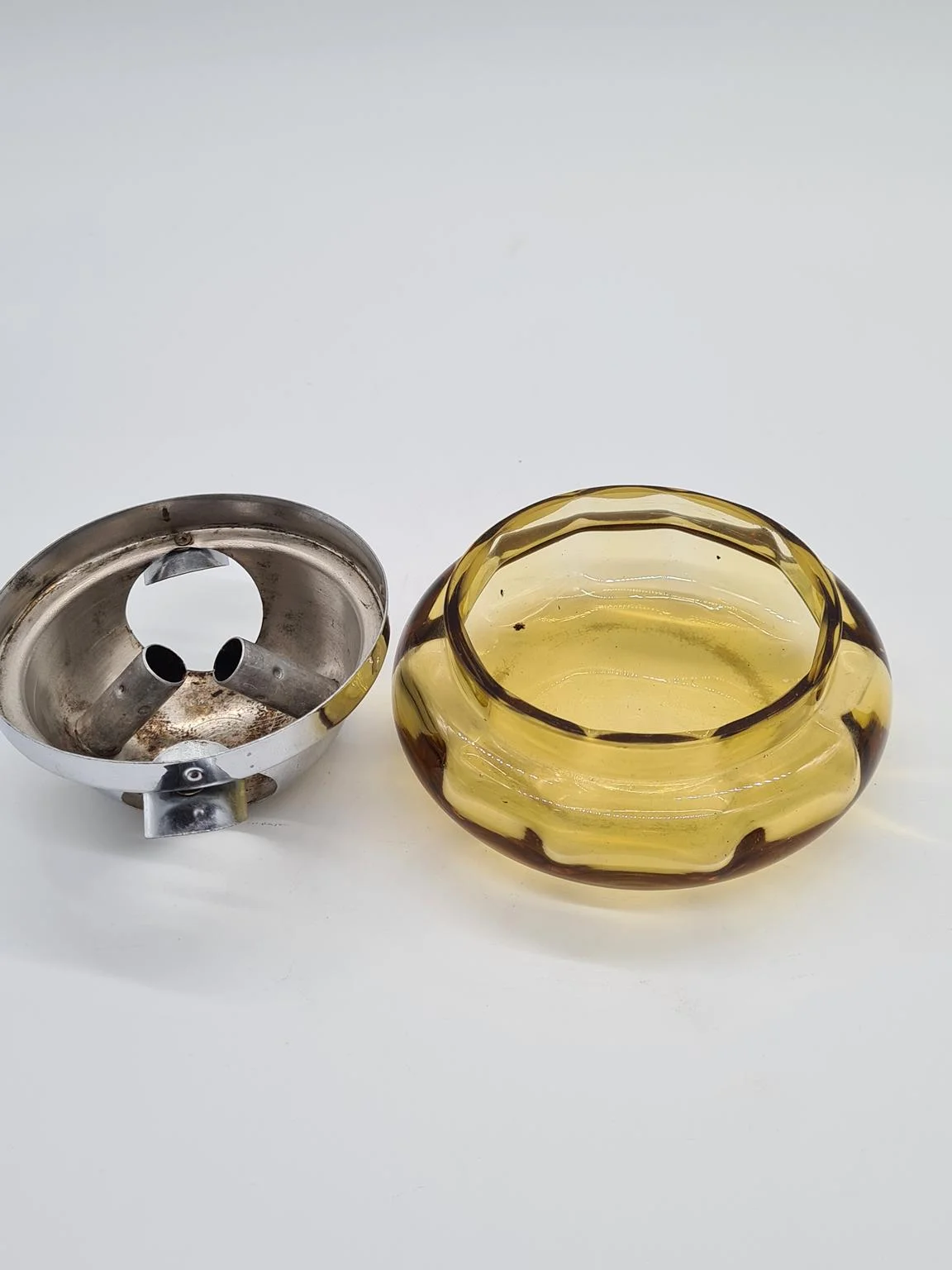 Glass Space Age ashtray, 1970s