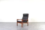 Teak lounge chairs designed by Illum Wikkelsø for Niels Eilersen, 1960s