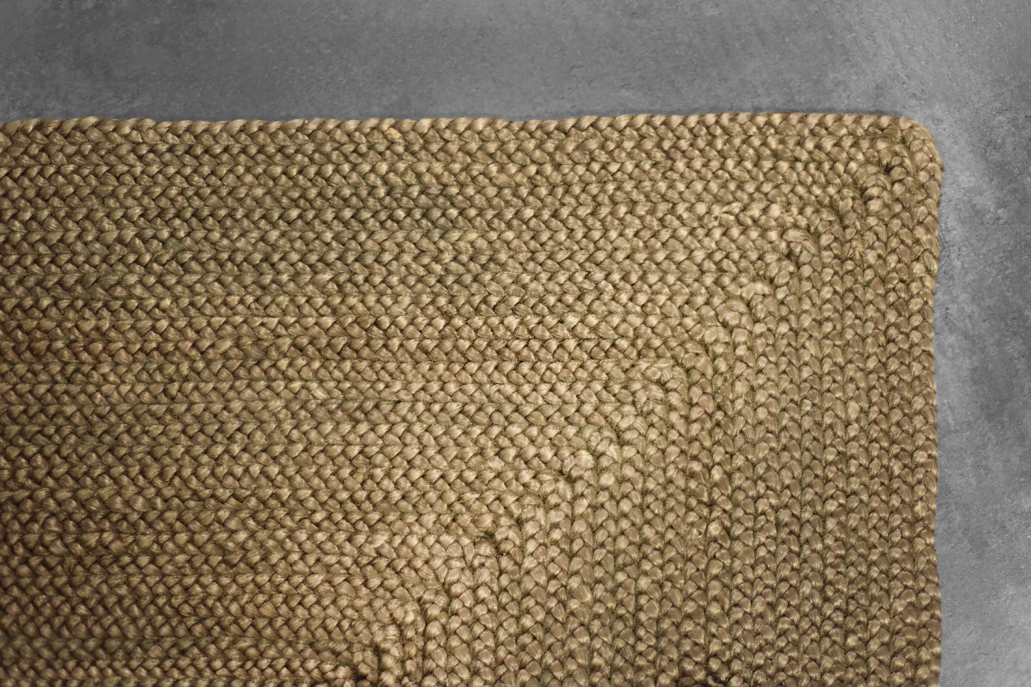 Natural jute rug, India, 1970s