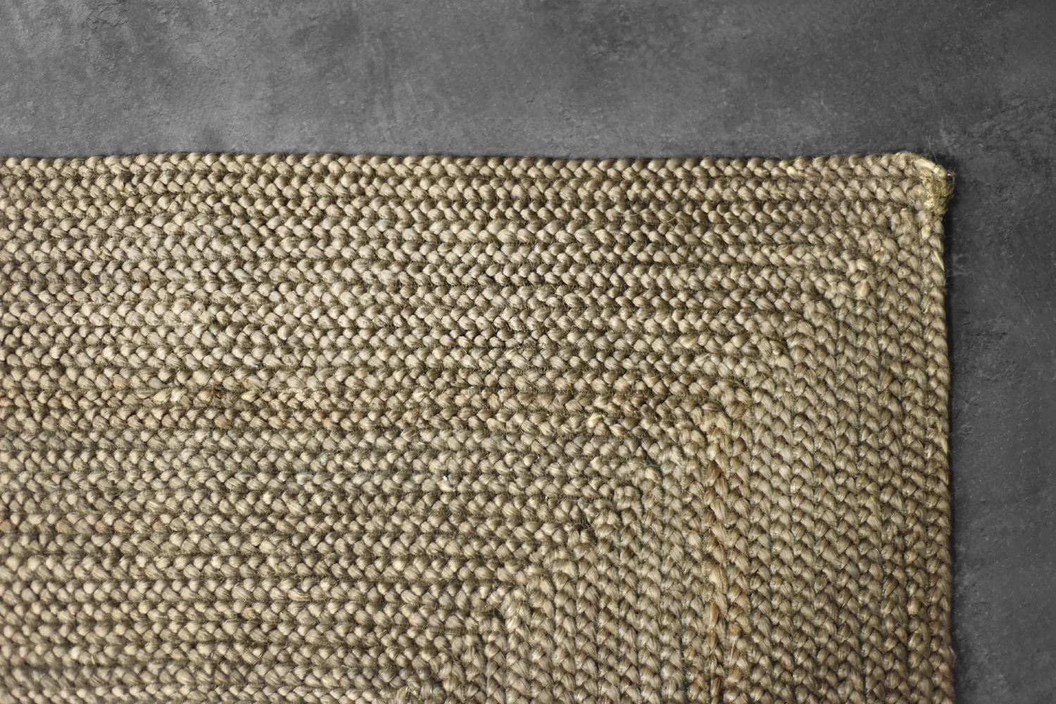 Natural jute rug, India, 1970s