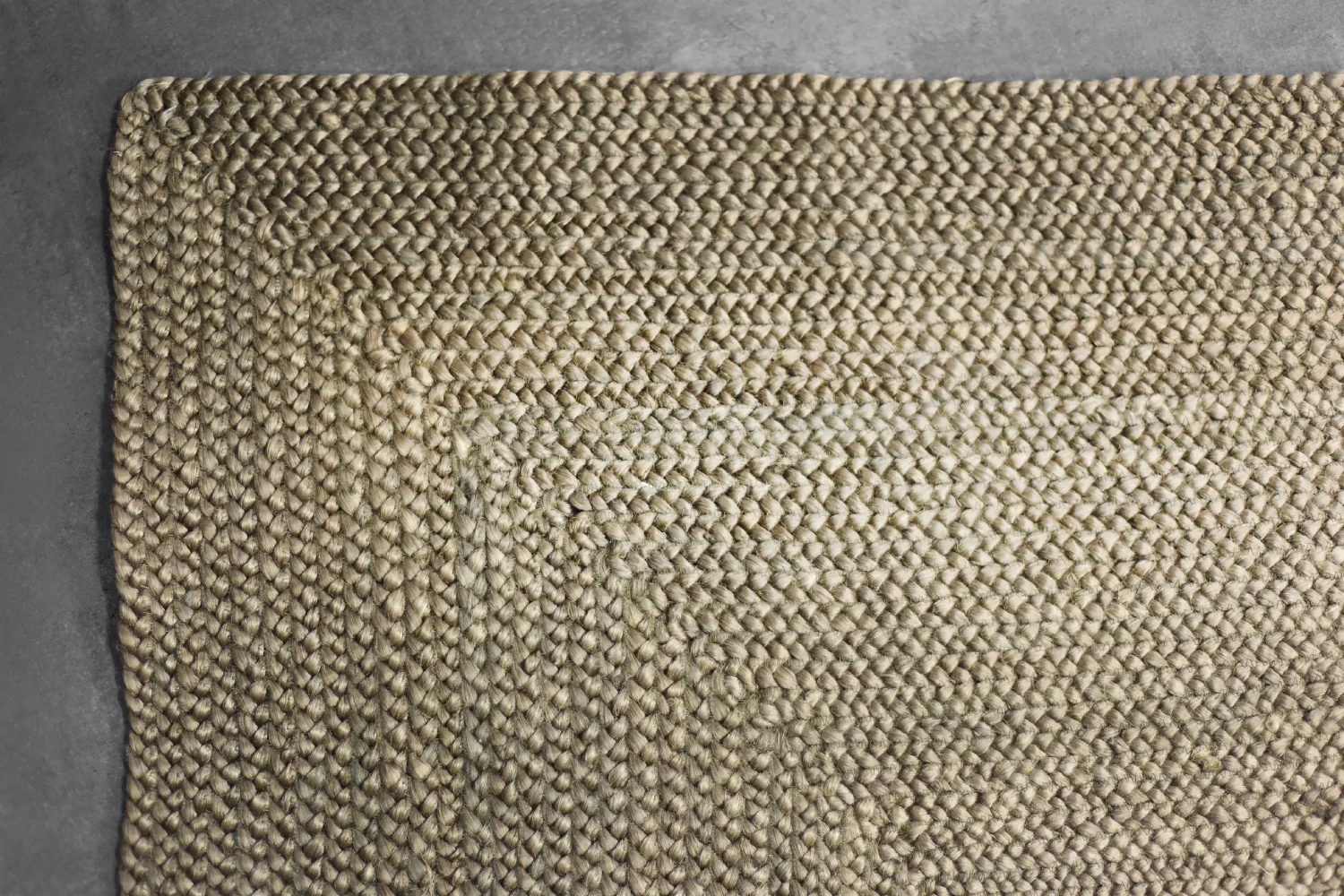 Natural jute rug, India, 1970s