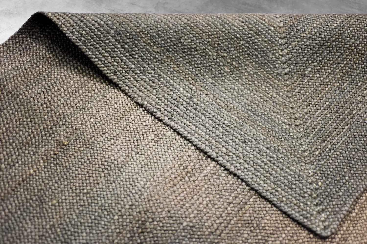 Natural jute rug, India, 1970s