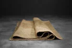 Natural jute rug, India, 1970s