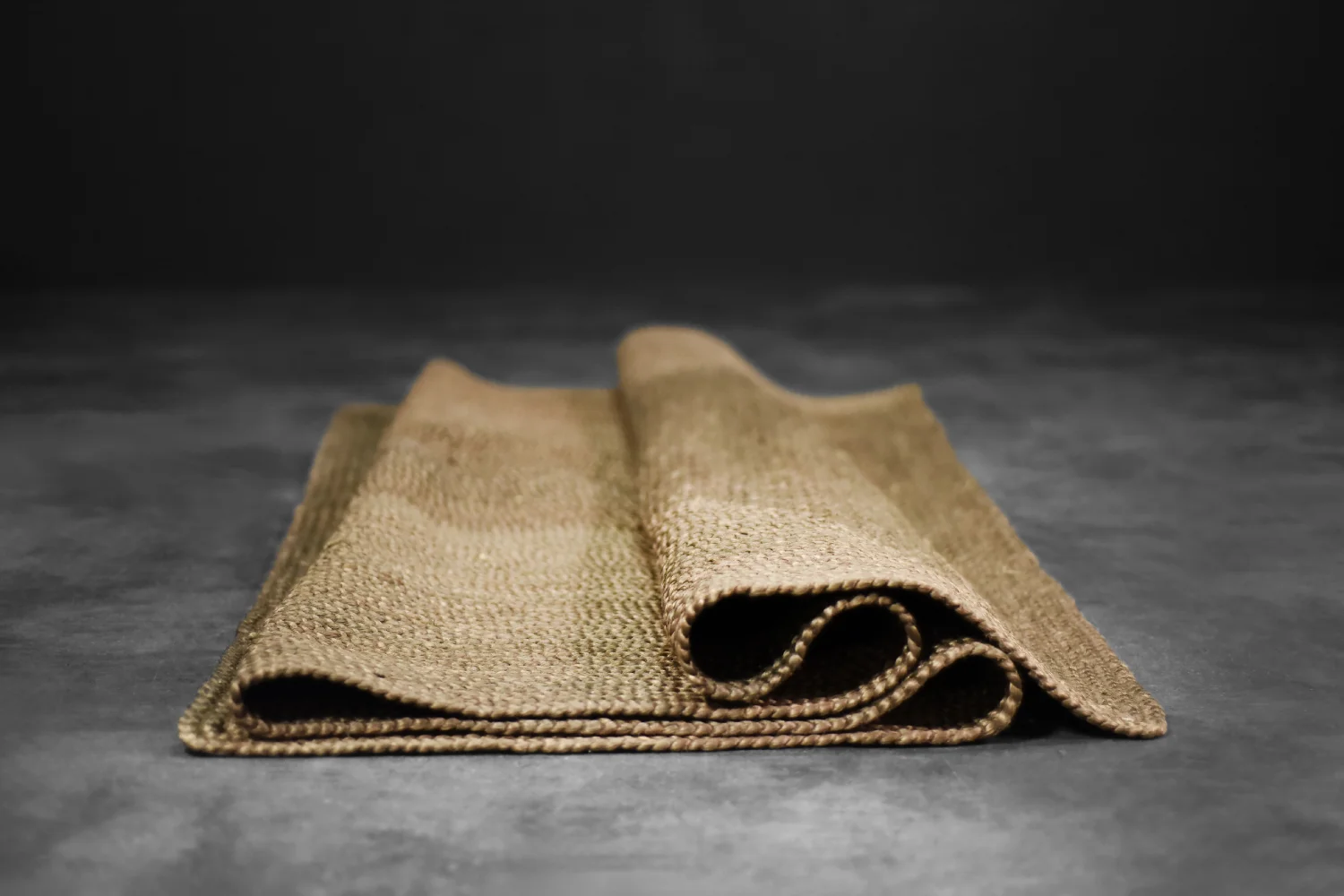 Natural jute rug, India, 1970s