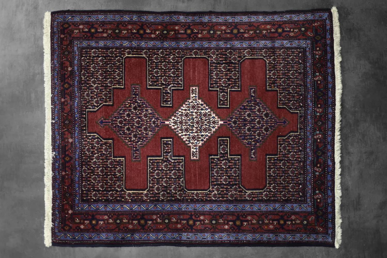 Senneh Oriental Rug, Persia / Iran, 1960s