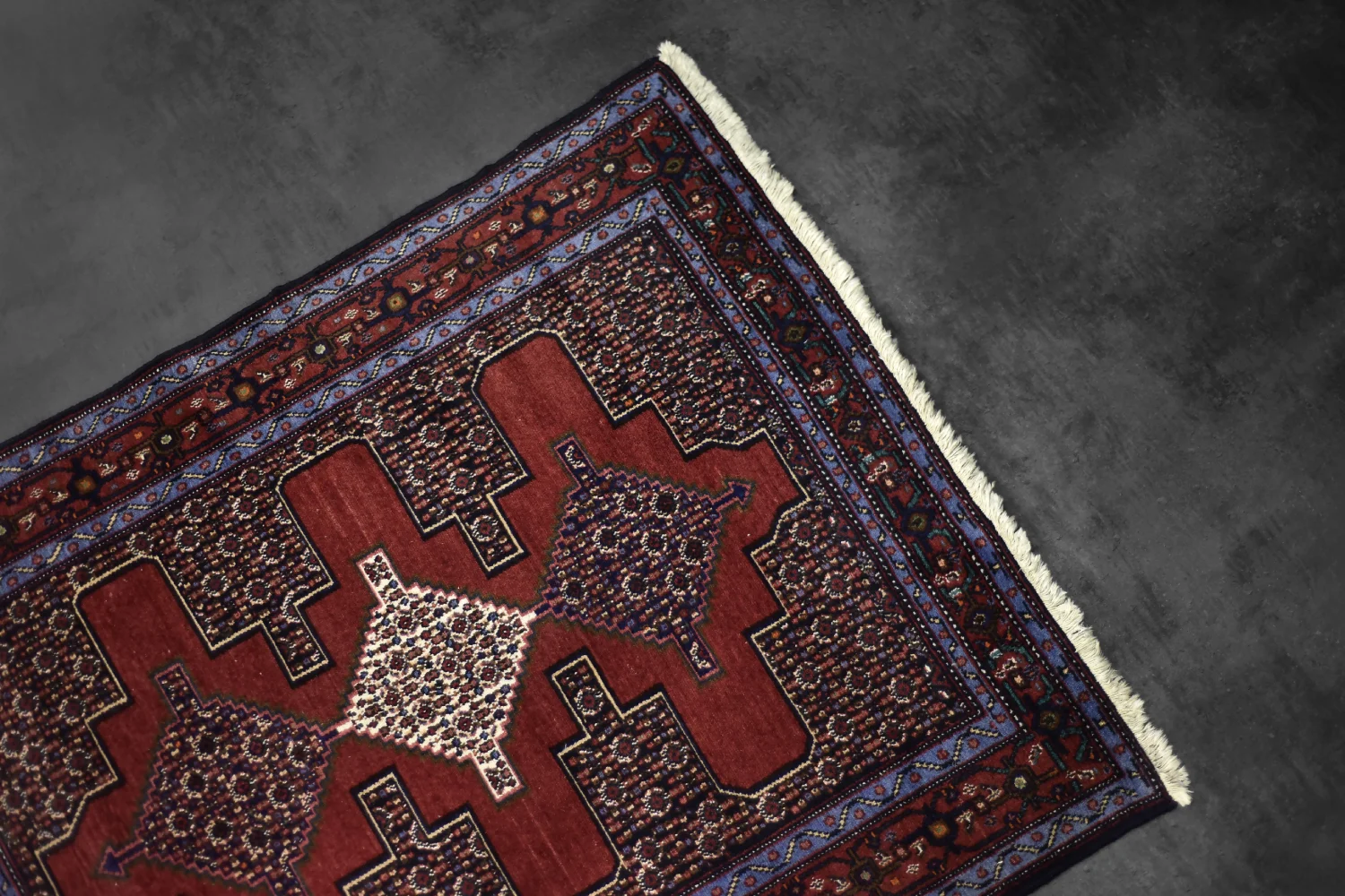 Senneh Oriental Rug, Persia / Iran, 1960s