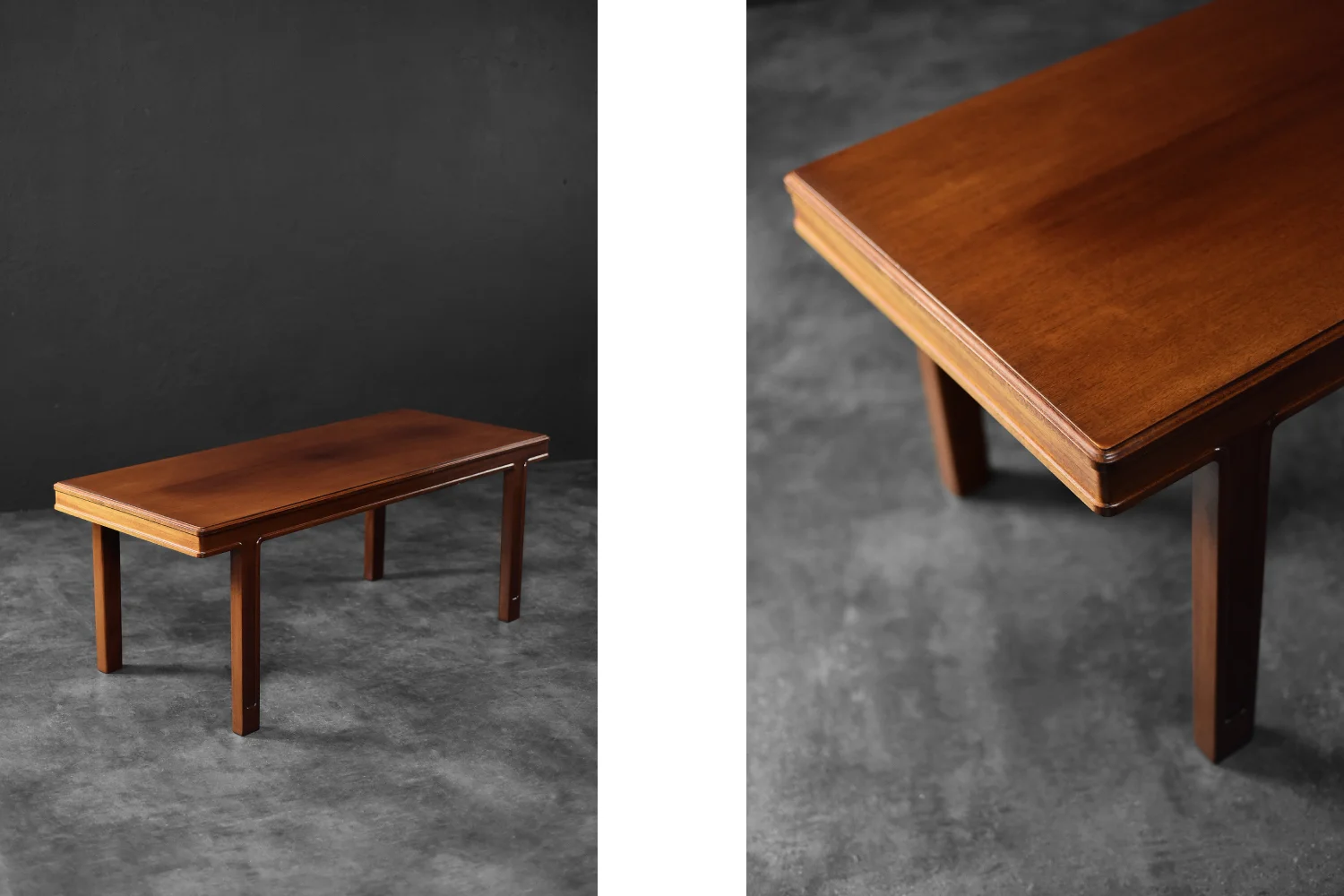 Mahogany coffee table no. 862, Tranås Möbelfabrik AB, Sweden, 1950s