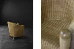 Rattan Barrel Chair in Boho style, Italy, 1970s
