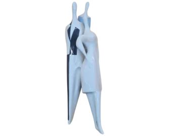 Porcelain figurine, manufactured by Royal Dux, Czechoslovakia, 1950s/60s