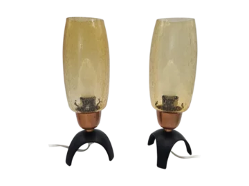 Para stołowych lamp, Niemcy, lata 50/60