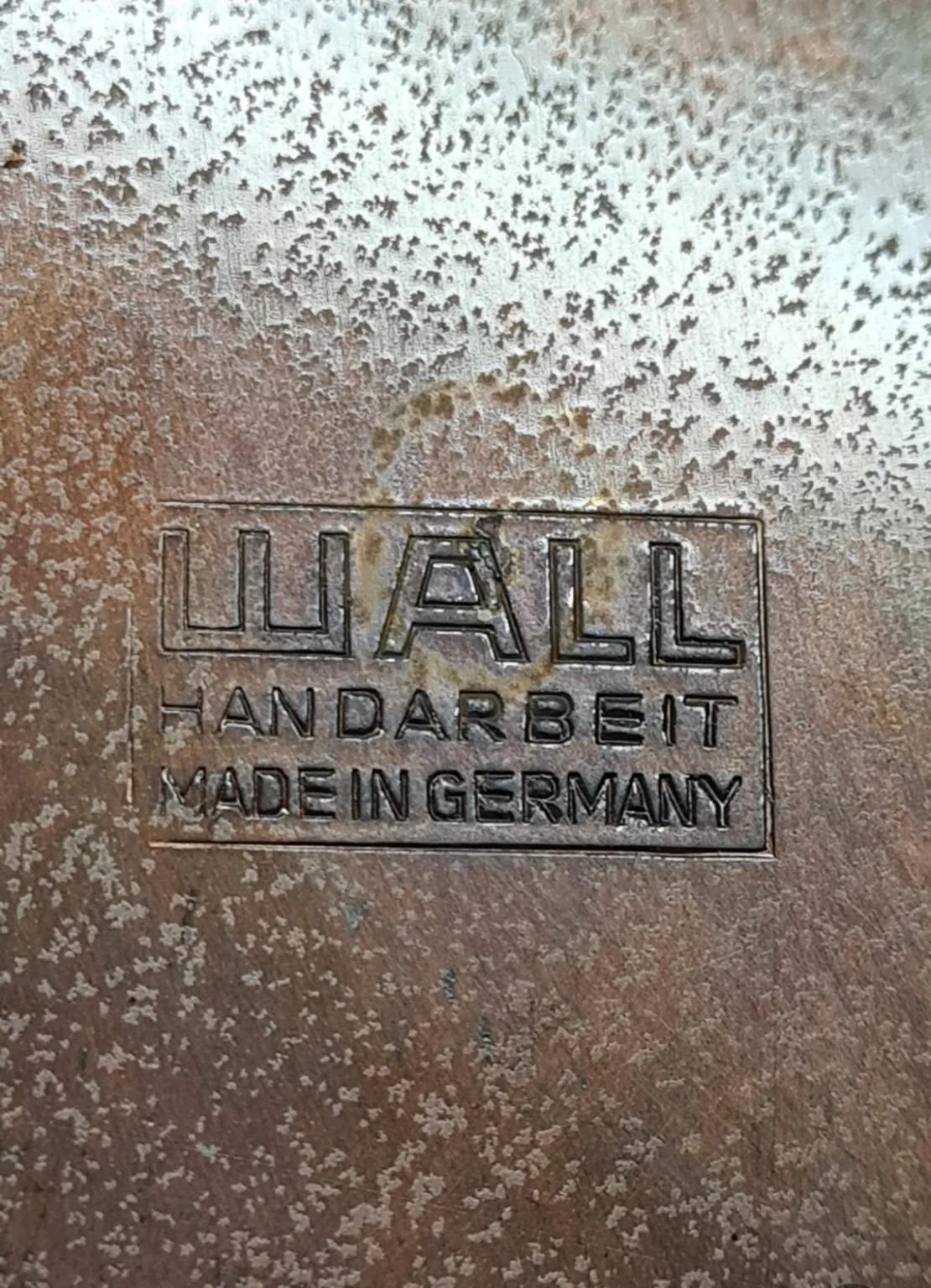 Copper vase in the Brutalist style, Wall Metalwork, Germany, 1950s/60s