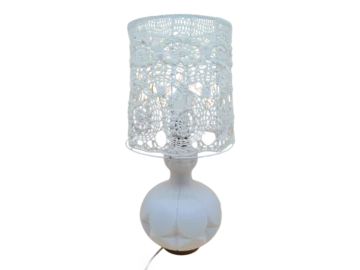 Szklana lampa stołowa prod. Peill & Putzler, lata 60