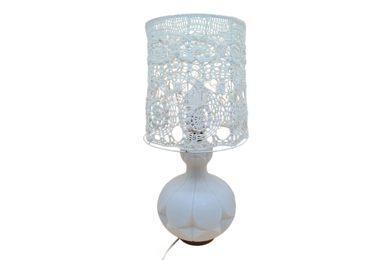 Glass table lamp by Peill & Putzler, 1960s