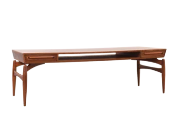 Teak coffee table designed by J. Andersen, manufactured by Trensum Möbelfabrik, Sweden, 1960s