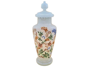 Murano vase made using the Venetian "reticello" glass technique, Italy, 1960s–70s