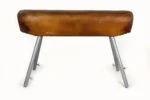 Vintage leather gymnastics horse, PRL, 1960s