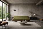 Rozkładana trzyosobowa Z Sofa, proj. Poul Jensen dla Selig Furniture, Dania, lata 50