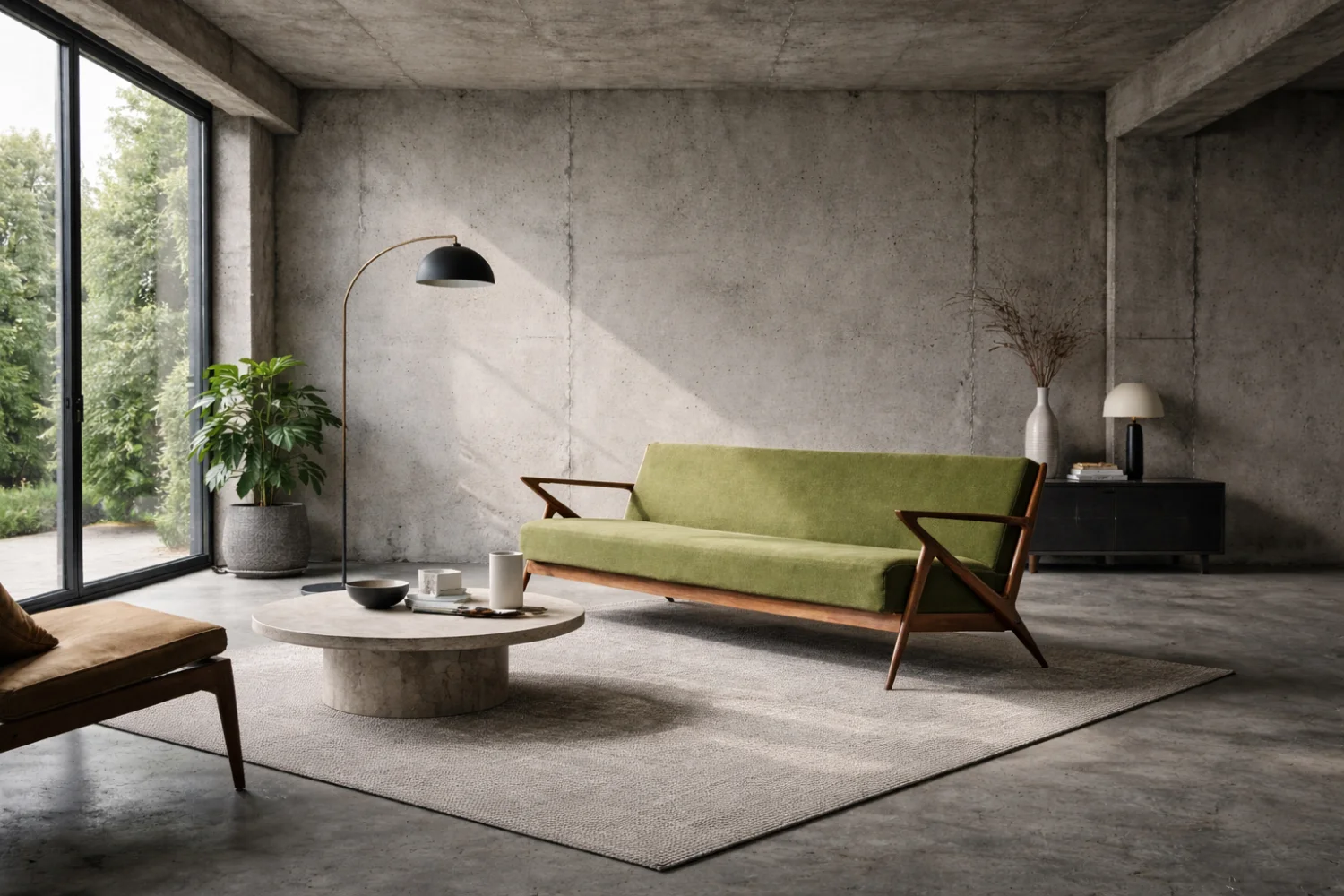 Rozkładana trzyosobowa Z Sofa, proj. Poul Jensen dla Selig Furniture, Dania, lata 50
