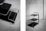 Modernist Bauhaus-Style Bar Cart, Germany, 1960s