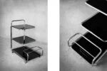 Modernist Bauhaus-Style Bar Cart, Germany, 1960s