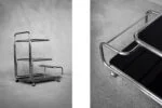 Modernist Bauhaus-Style Bar Cart, Germany, 1960s