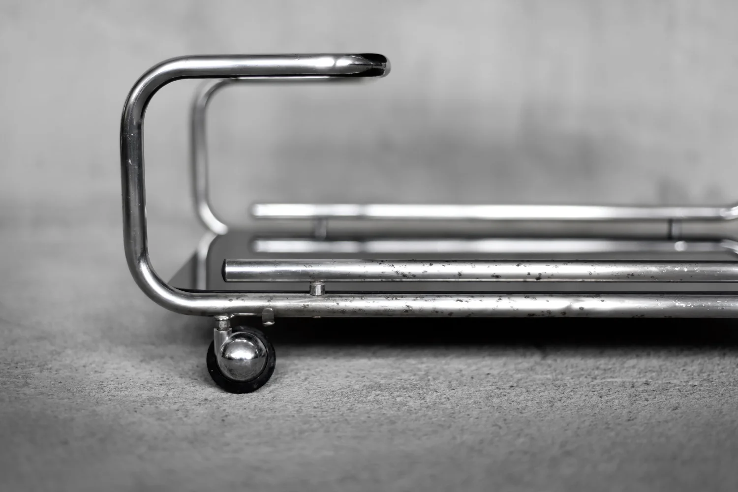 Modernist Bauhaus-Style Bar Cart, Germany, 1960s