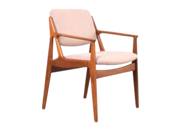 Vintage teak armchair designed by Arne Vodder, manufactured by Vamo Sønderborg, Denmark, 1960s