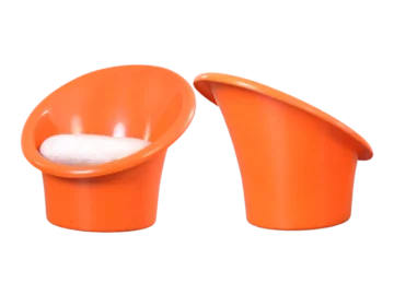 Pair of Skopa armchairs designed by Ole Gjerløv-Knudsen & Torben Lind, manufactured by IKEA, Sweden, 1970s