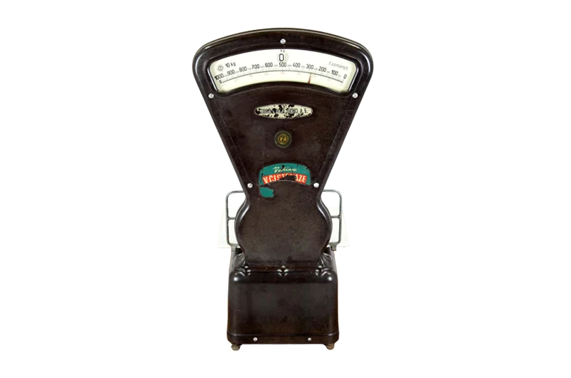 Antique Grocery Scale, Bakelite, Czechoslovakia, 1940s