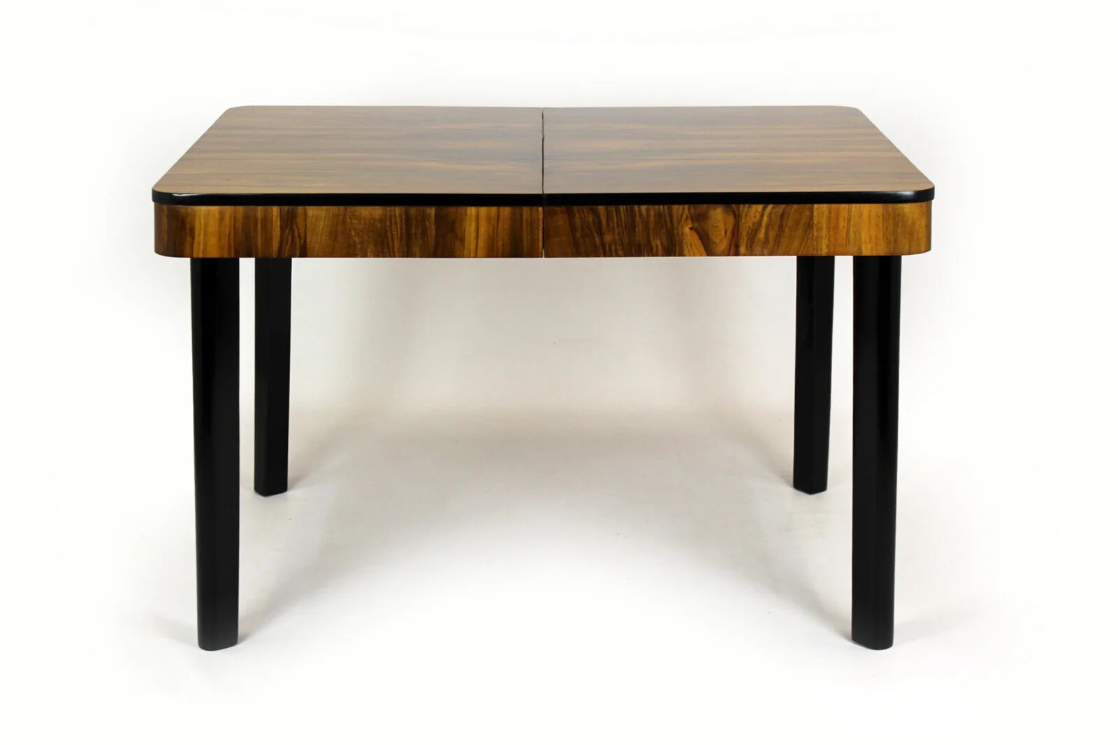 Extendable dining table, designed by Jindřich Halabala, Czechoslovakia, 1940s