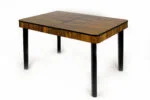 Extendable dining table, designed by Jindřich Halabala, Czechoslovakia, 1940s
