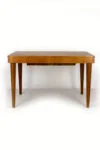 Extendable oak table, designed by Jindrich Halabala, Czechoslovakia, 1950s
