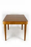 Extendable oak table, designed by Jindrich Halabala, Czechoslovakia, 1950s