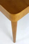 Extendable oak table, designed by Jindrich Halabala, Czechoslovakia, 1950s