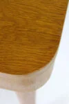 Extendable oak table, designed by Jindrich Halabala, Czechoslovakia, 1950s