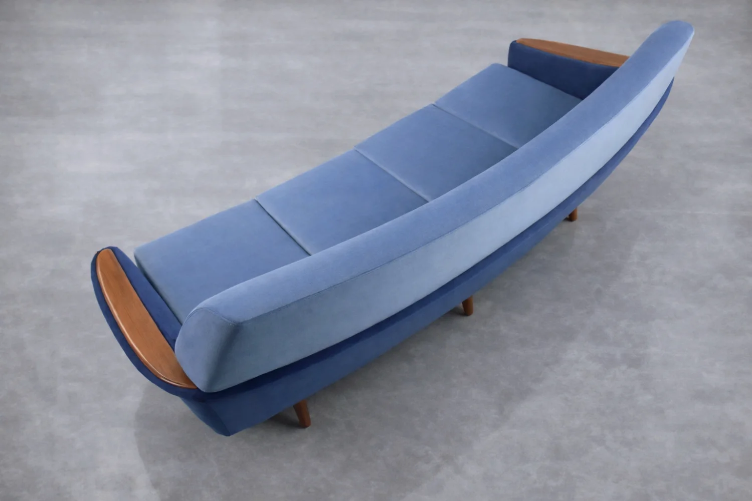 Velvet lounge suite, Holm Fabriker AB, Sweden, 1960s