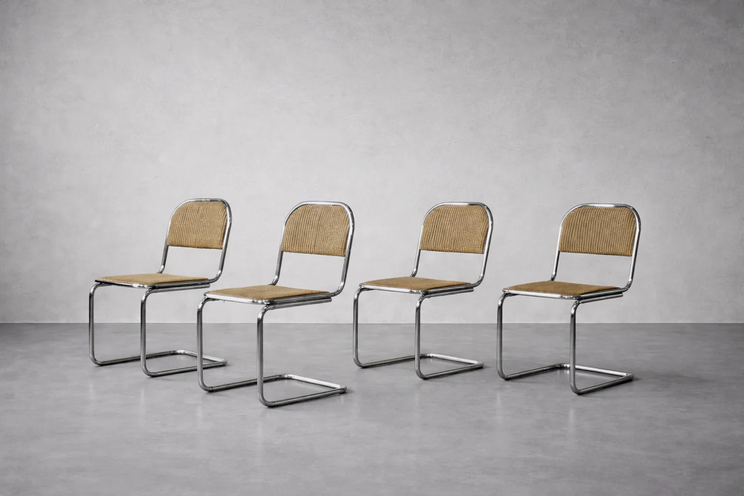 Set of 4 Cantilever Chairs, Germany, 1960s