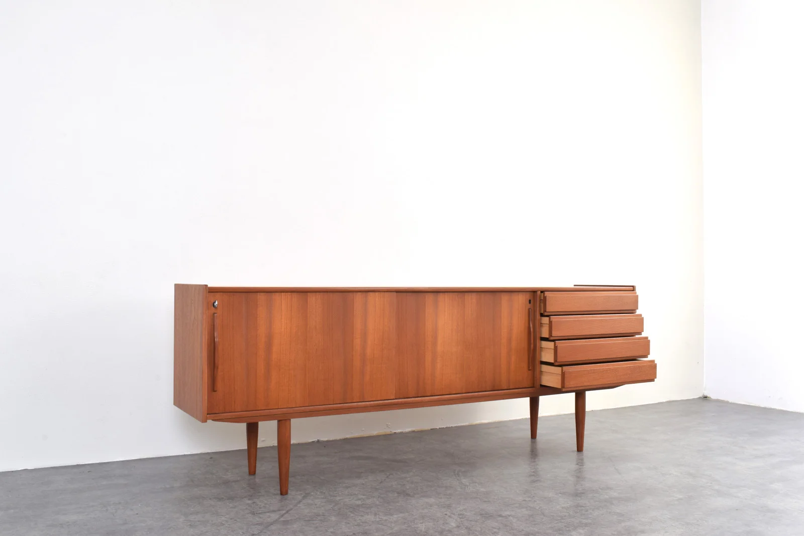 Vintage Teak Sideboard, Denmark, 1960s